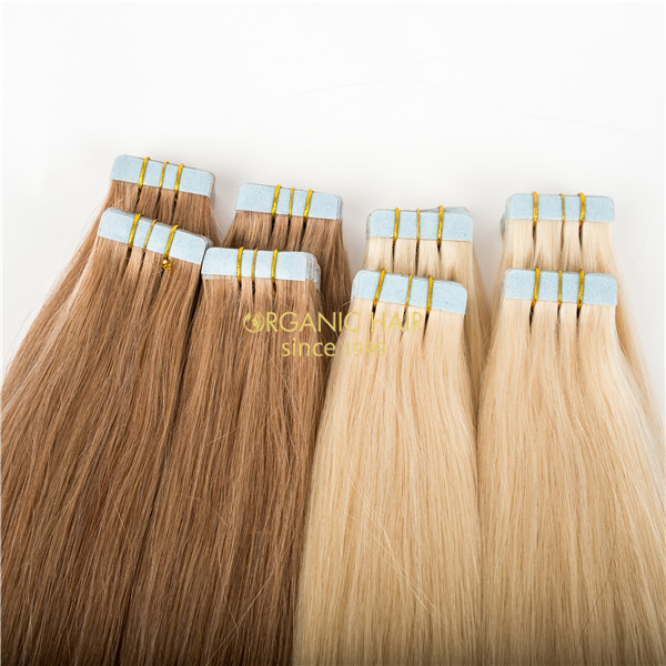 Human hair extensions babe tape in extensions tape tabs